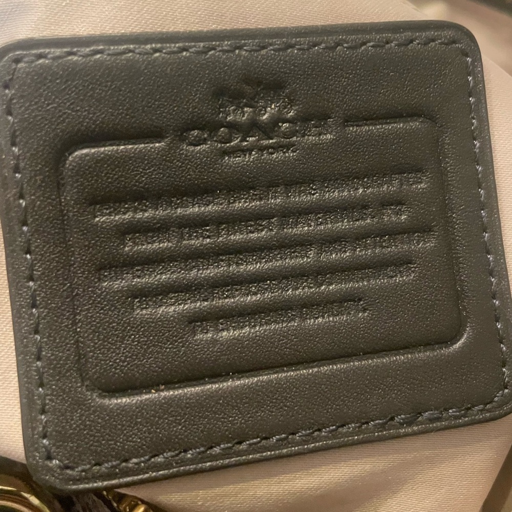 RARE - Coach Collette Two Way Python Graphite purse - Picture 10 of 11